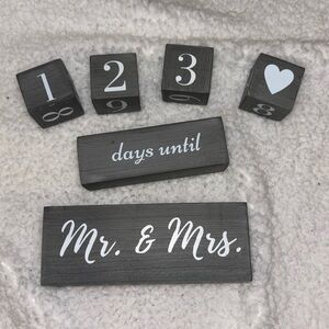 Countdown to Mr & Mrs Blocks
